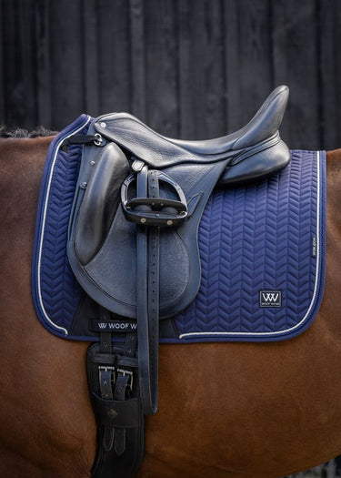Herringbone Dressage Pad | Navy